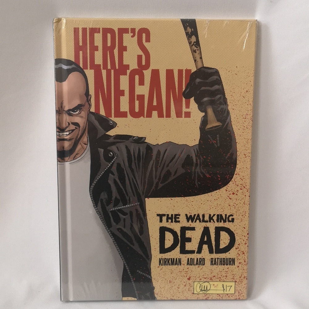 New Sealed Hardcover Collector Graphic Novel The Walking Dead, Here's Negan!